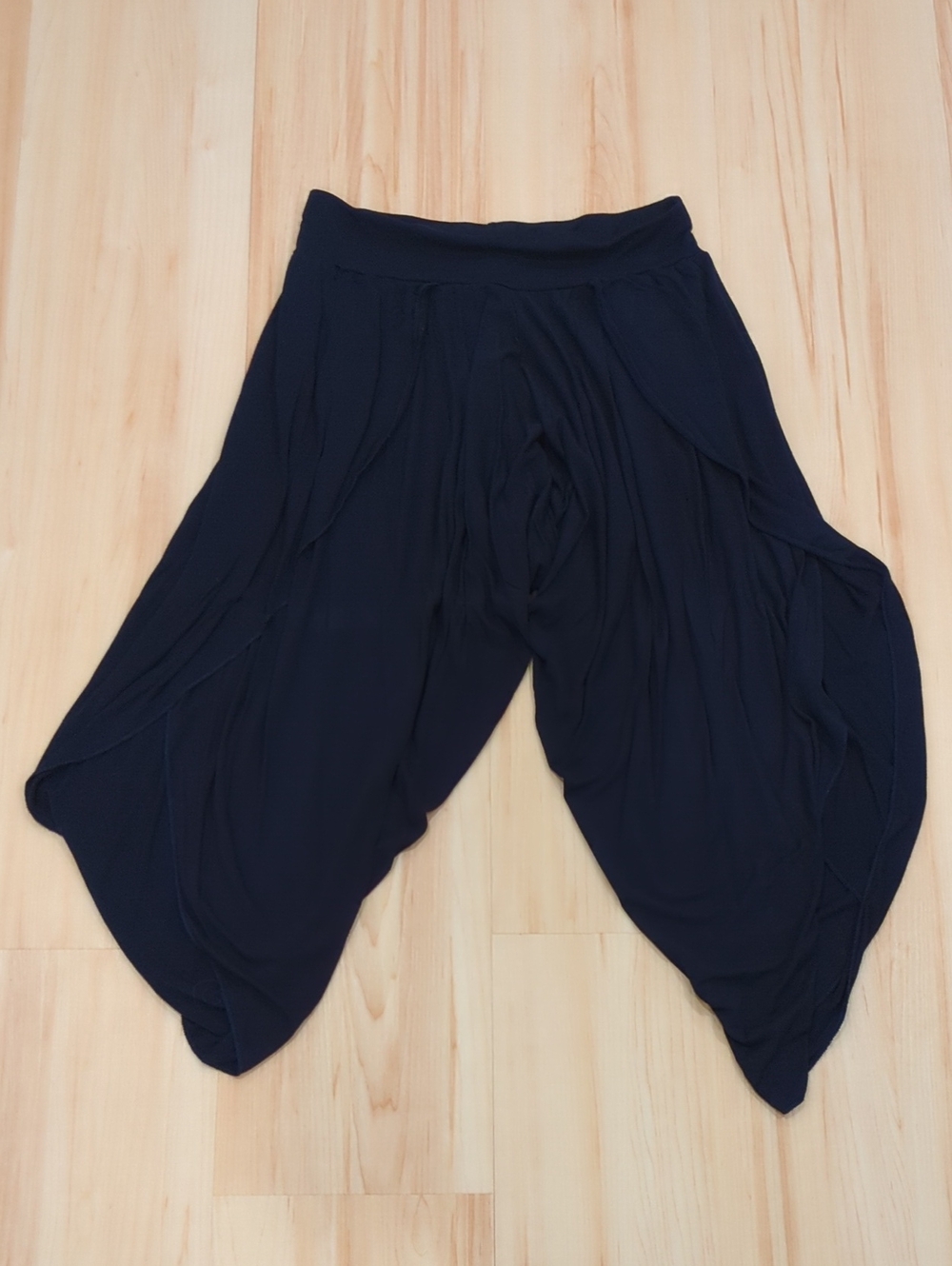 Popana Navy Harem Cropped Ankle Pants